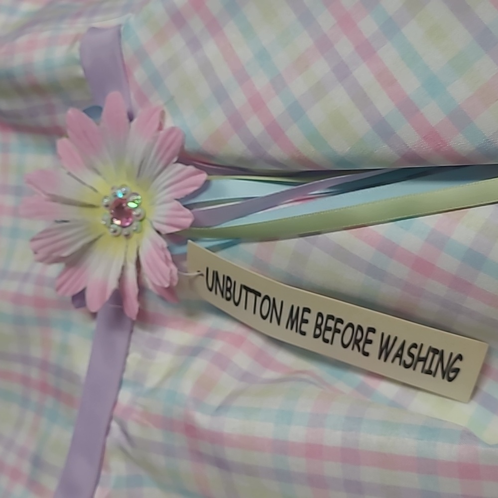 NWT Girls Good Lad pastel check dress - Picture 4 of 5